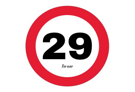 29 for ever Privat-Pakete Schild smart informativ auffallend lustig schilder selbst gestalten