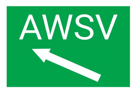 AWSV Hinweis Schild kreativ informativ auffallend schilder selbst gestalten