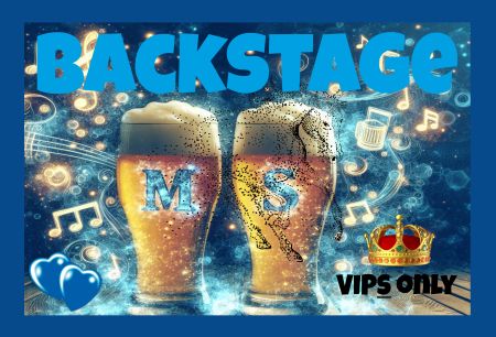 BACKSTAGE Hinweis Schild smart kreativ informativ auffallend schilder selbst gestalten