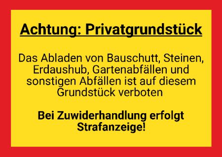 Bei Zuwiderhandlung erfolgt Strafanzeige! Warnung-Zutrittverboten Schild smart kreativ schilder selbst gestalten
