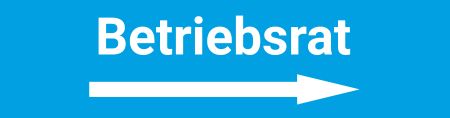 Betriebsrat Wegweiser Schild informativ auffallend schilder selbst gestalten