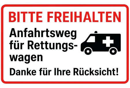 Bitte freihalten Hinweis Schild bunt kreativ spritzig schilder selbst gestalten
