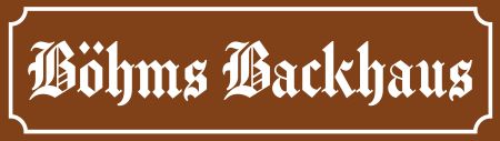 Böhms Backhaus Strassen-Hausnummern Schild spritzig informativ auffallend schilder selbst gestalten