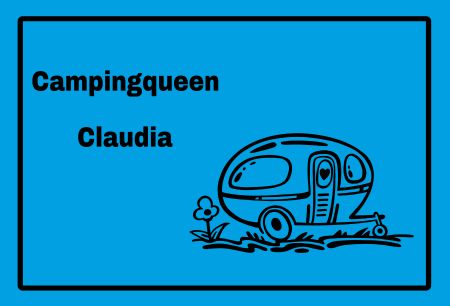 Campingqueen Claudia Privat-Pakete Schild kreativ informativ auffallend schilder selbst gestalten