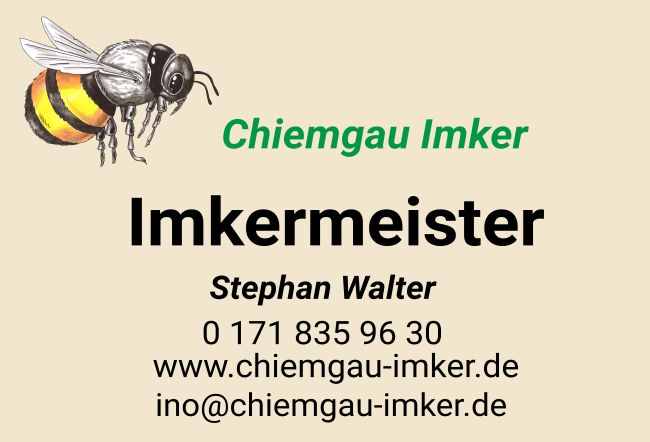 Chiemgau Imker Firma Schild smart kreativ informativ schilder selbst gestalten