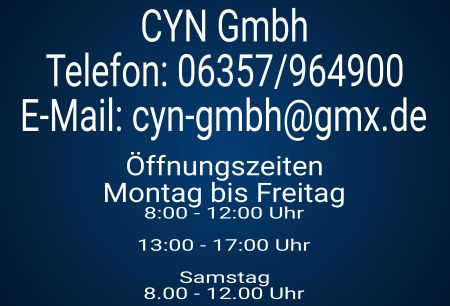 CYN Gmbh Firma Schild kreativ informativ auffallend schilder selbst gestalten