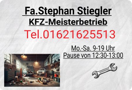 Fa. Stephan Stiegler Firma Schild kreativ spritzig informativ schilder selbst gestalten