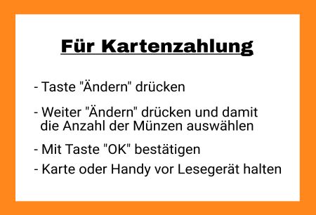 Für Kartenzahlung Firma Schild spannend kreativ spritzig schilder selbst gestalten