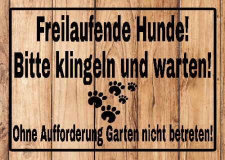 Garten nicht betreten! Hinweis Schild kreativ informativ auffallend nachdrücklich schilder selbst gestalten
