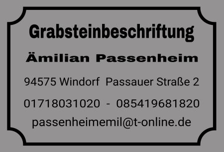 Grabsteinbeschriftung Firma Schild informativ auffallend schilder selbst gestalten