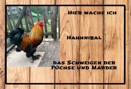 Hier wache ich Tiere Schild kreativ spritzig auffallend schilder selbst gestalten