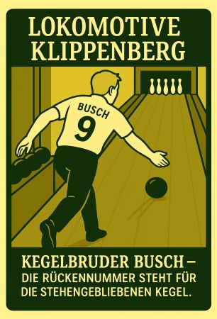 Lokomotive Klippenberg Privat-Pakete Schild smart kreativ spritzig schilder selbst gestalten