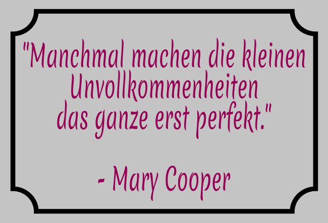 Mary Cooper Sprüche Schild smart informativ schilder selbst gestalten
