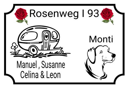 Monti Privat-Pakete Schild spannend kreativ spritzig informativ auffallend schilder selbst gestalten