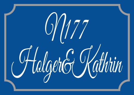 N177 Strassen-Hausnummern Schild kreativ informativ auffallend schilder selbst gestalten