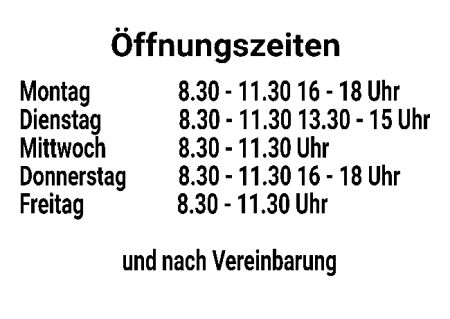 Öffnungszeiten Hinweis Schild smart schilder selbst gestalten