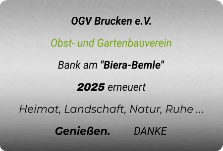 OGB Brucken e.V. Privat-Pakete Schild smart kreativ spritzig schilder selbst gestalten