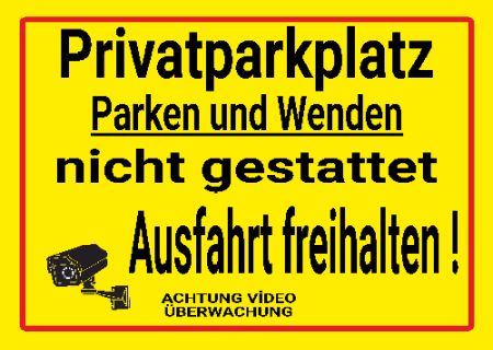 Parken und Wenden nicht gestattet Parken-Verkehr Schild smart kreativ schilder selbst gestalten