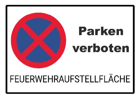 Parken verboten Parken-Verkehr Schild smart kreativ schilder selbst gestalten