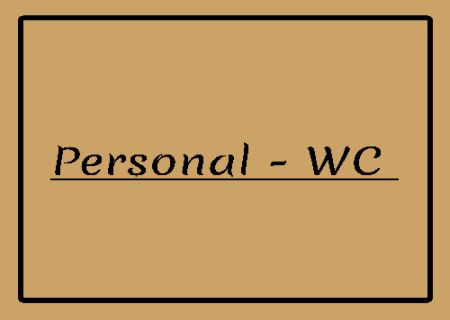 Personal - WC Hinweis Schild informativ auffallend schilder selbst gestalten