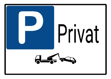 Privat Parken-Verkehr Schild kreativ schilder selbst gestalten