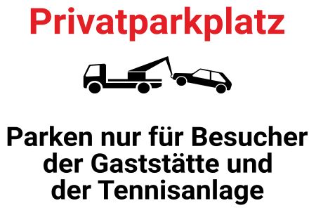 Privatparkplatz Parken-Verkehr Schild smart informativ auffallend schilder selbst gestalten