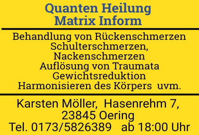 Quanten Heilung Firma Schild kreativ spritzig informativ auffallend schilder selbst gestalten