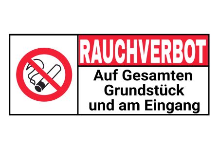 Rauchverbot Hinweis Schild bunt kreativ spritzig schilder selbst gestalten