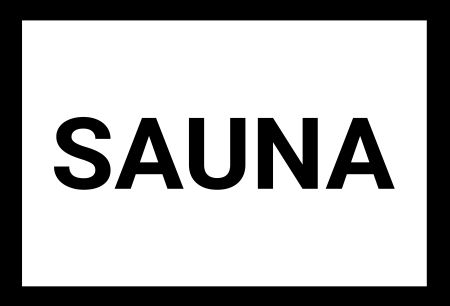 SAUNA Hinweis Schild informativ auffallend schilder selbst gestalten