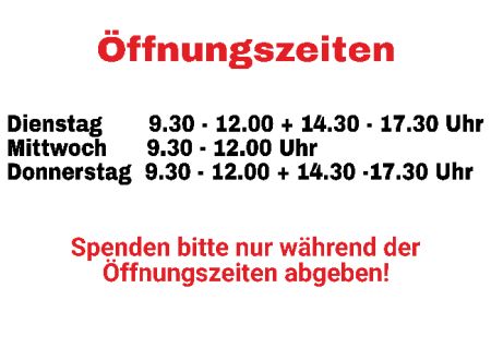 Spenden bitte nur w&auml;hrend der &Ouml;ffnungszeiten... Hinweis Schild smart kreativ schilder selbst gestalten