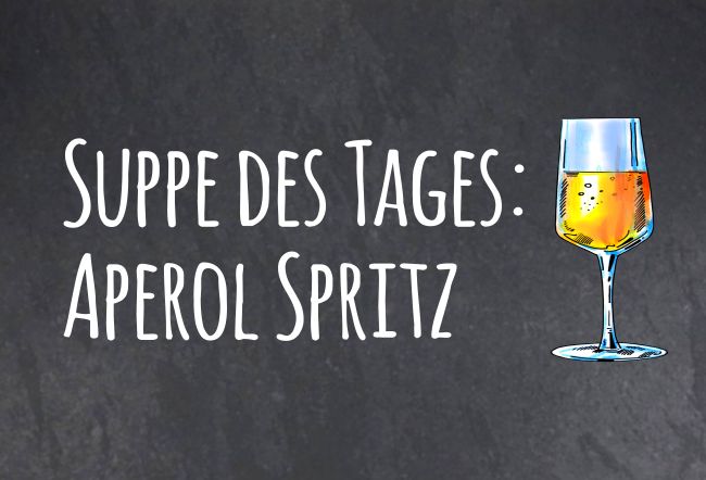 Suppe des Tages Privat-Pakete Schild spritzig informativ auffallend schilder selbst gestalten