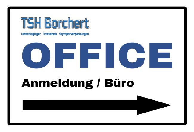 TSH Borchert Firma Schild kreativ informativ auffallend schilder selbst gestalten