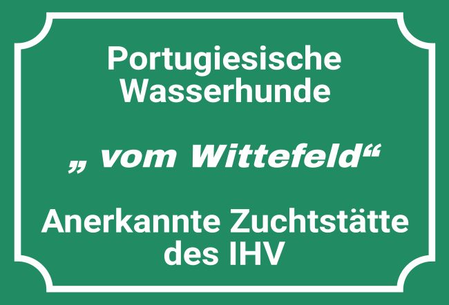 Wasserhunde Firma Schild informativ auffallend schilder selbst gestalten