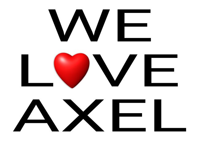 We Love Axel Privat-Pakete Schild smart kreativ lustig schilder selbst gestalten