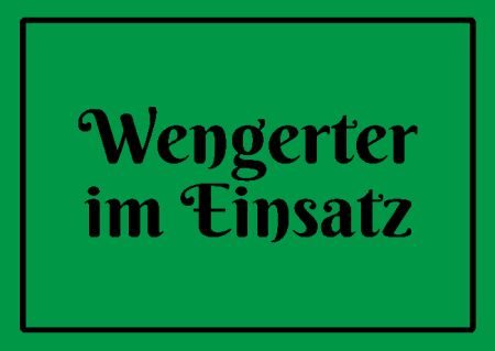 Wengerter im Einsatz Privat-Pakete Schild smart schilder selbst gestalten