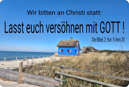 Wir bitten an Christi statt: Sprüche Schild bunt kreativ spritzig schilder selbst gestalten