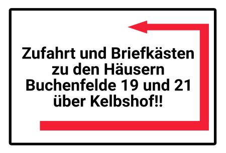Zufahrt und Briefkästen zu ... Wegweiser Schild spannend kreativ spritzig schilder selbst gestalten