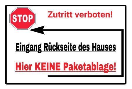 Zutritt verboten! Warnung-Zutrittverboten Schild kreativ spritzig informativ schilder selbst gestalten