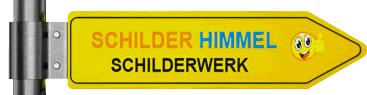 Wegweiserschild Rechts als Pfeilschild mit Rohrschelle