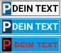 Preview: Parkplatzschild
