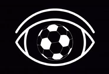 168 Fußball Auge Schild Schild