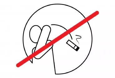 SCHILDER HIMMEL Keine Zigaretten wegwerfen Symbol 1 Schild