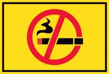 83 Zigarette in Verbots-Kreis Schild Schild
