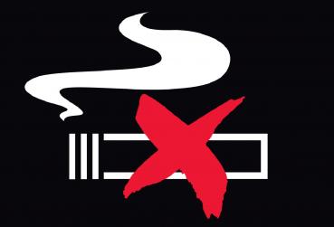 97 X - Zigarette Schild Schild