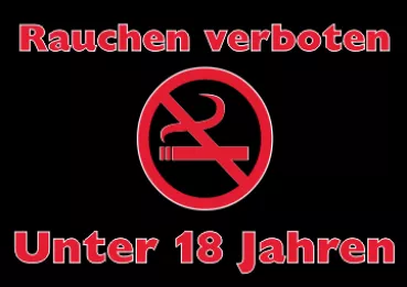 SCHILDER HIMMEL Rauchen verboten Schild