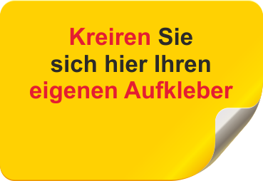 Schild selbst gestalten | Querformat | Ohne Rahmen