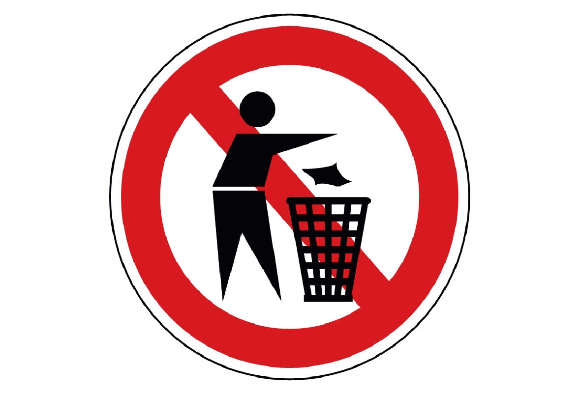 Schilder Himmel Müll abladen verboten Schild 187 Größen DIN A5 bis DIN A0 