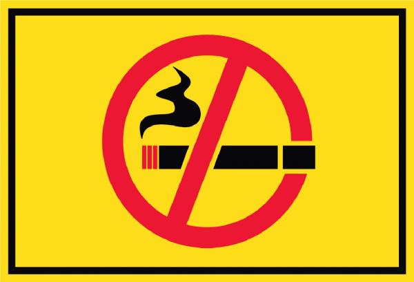 83 Zigarette in Verbots-Kreis Schild Schild