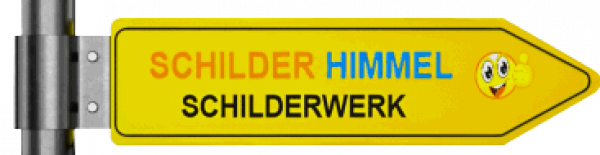 Pfeil Schild rechts - 60x15cm inkl. 60mm Pfostenbefestigung